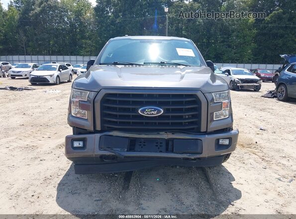 1FTEX1CP9HFA56415 2017 FORD F150 Gray წინა ხედი