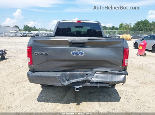 1FTEX1CP9HFA56415 2017 FORD F150 Gray 