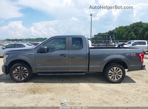 1FTEX1CP9HFA56415 2017 FORD F150 Gray სალონის 360-გრადუსიანი ხედი