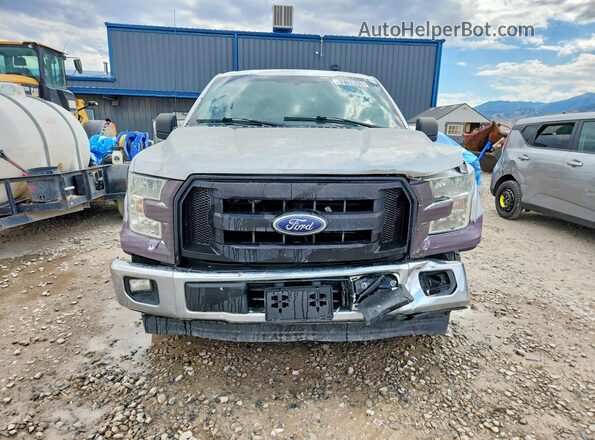1FTEX1CP9HKC16574 2017 FORD F150 Gray Դիմացի տեսք