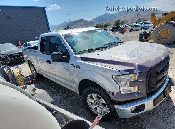 1FTEX1CP9HKC16574 2017 FORD F150 Gray 