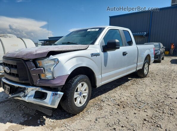 1FTEX1CP9HKC16574 2017 FORD F150 Gray 