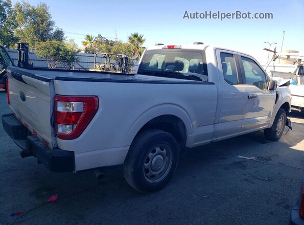 1FTEX1CP9NKF05644 2022 FORD F150 White Tył prawy