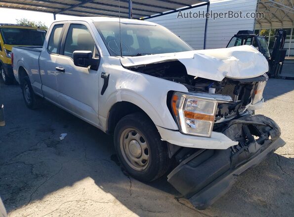 1FTEX1CP9NKF05644 2022 FORD F150 White Przód prawy