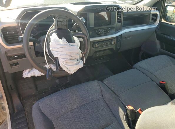 1FTEX1CP9NKF05644 2022 FORD F150 White Widok deski rozdzielczej