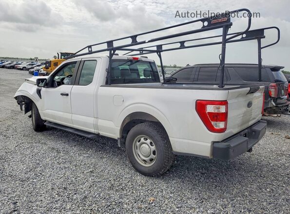 1FTEX1CP9PKD01378 2023 FORD F150 White უკანა მარცხენა