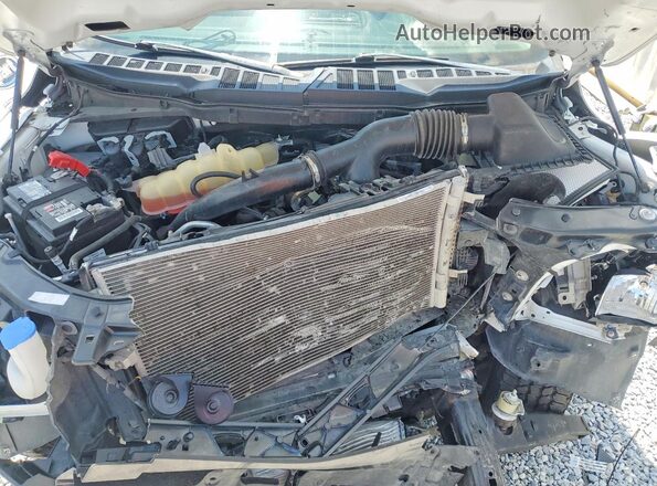 1FTEX1CP9PKD01378 2023 FORD F150 White უკანა სალონის ხედი