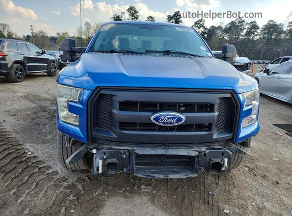 1FTEX1CPXGKE53220 2016 FORD F150 Blue Vista frontal