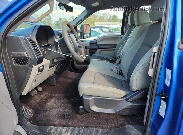 1FTEX1CPXGKE53220 2016 FORD F150 Blue Vista interior delantera