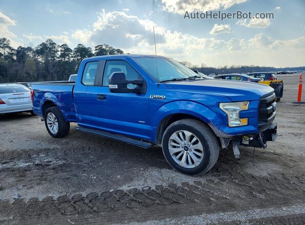 1FTEX1CPXGKE53220 2016 FORD F150 Blue Delantero derecho