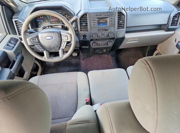 1FTEX1CPXGKE53220 2016 FORD F150 Blue Vista del salpicadero