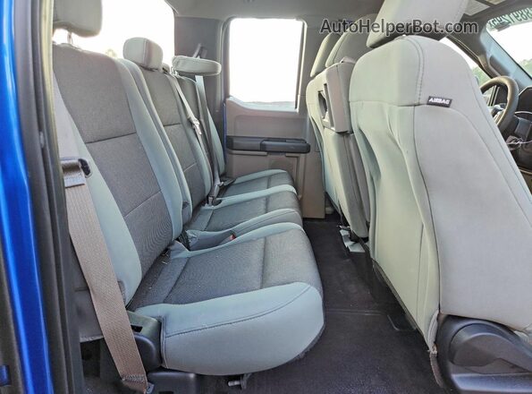 1FTEX1CPXGKE53220 2016 FORD F150 Blue Vista de los asientos traseros