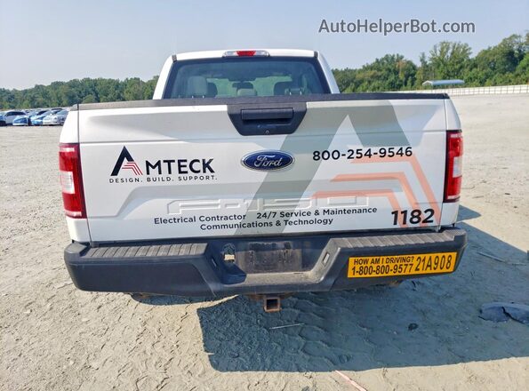 1FTEX1CPXKKC53298 2019 FORD F150 White უკანა ხედი