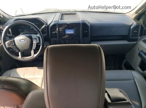 1FTEX1CPXKKC53298 2019 FORD F150 White წინა პანელის ხედი