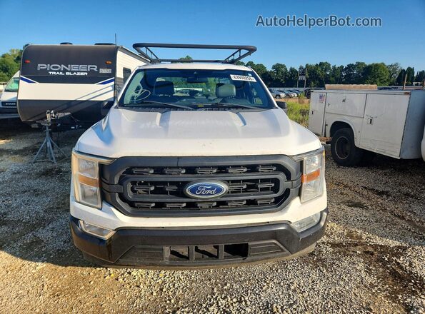 1FTEX1CPXMKE12257 2021 FORD F150 White Vista frontal