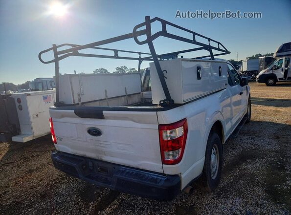 1FTEX1CPXMKE12257 2021 FORD F150 White Trasero derecho