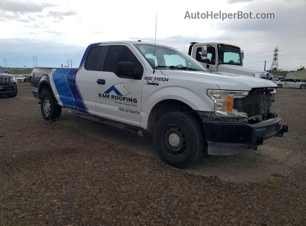 1FTEX1E51JKC56553 2018 FORD F150 Белый Передняя правая четверть