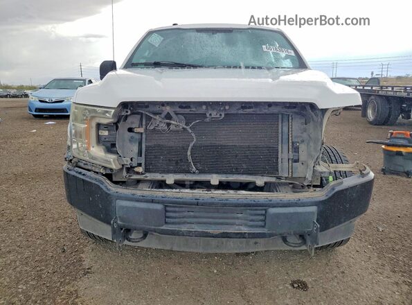 1FTEX1E51JKC56553 2018 FORD F150 Белый Вид спереди