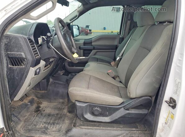 1FTEX1E51JKC56553 2018 FORD F150 Белый Вид салона спереди
