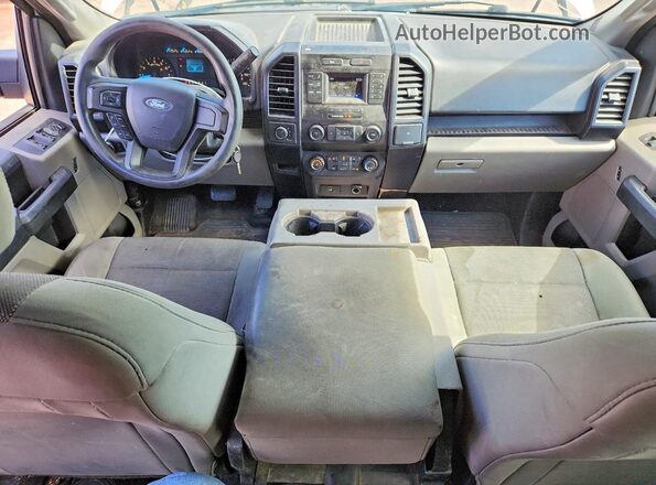 1FTEX1E85GKD83289 2016 FORD F150 White Առջևի վահանակի տեսք