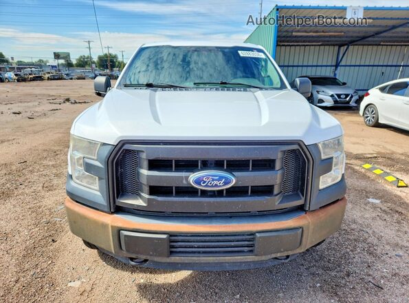 1FTEX1E85GKD83289 2016 FORD F150 White Դիմացի տեսք