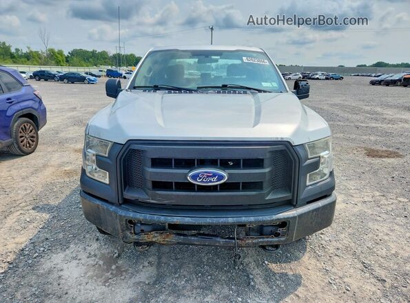 1FTEX1E88GFB85833 2016 FORD F150 Silver Вид спереду