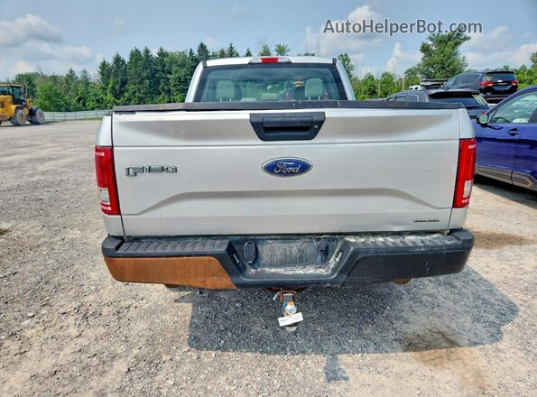 1FTEX1E88GFB85833 2016 FORD F150 Silver Вид ззаду
