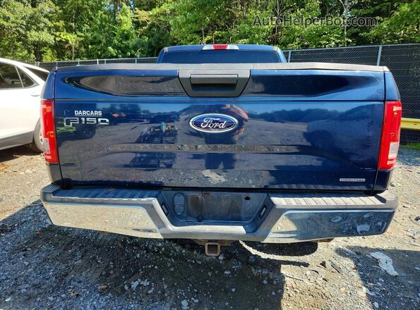 1FTEX1E8XGFC72598 2016 FORD F150 Blue Rear view