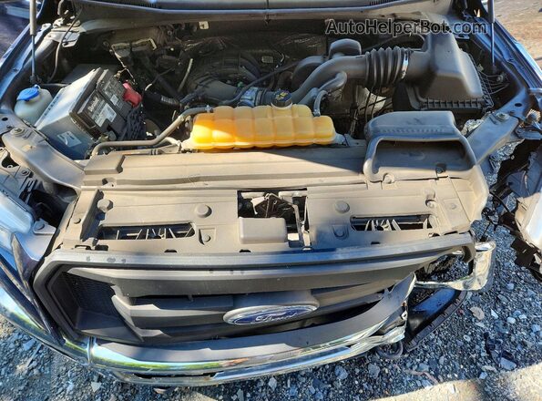 1FTEX1E8XGFC72598 2016 FORD F150 Blue Rear interior view