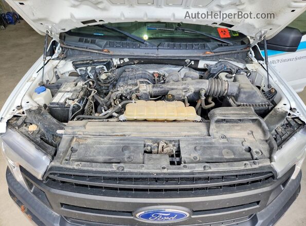 1FTEX1EB0KKD16118 2019 FORD F150 White Вид задньої частини салону