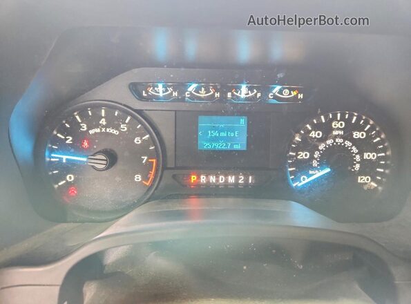 1FTEX1EB0KKD16118 2019 FORD F150 White Вид щитка приладів