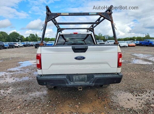 1FTEX1EB0KKD16118 2019 FORD F150 White Вид ззаду