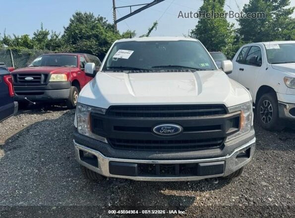 1FTEX1EB1LFA74059 2020 FORD F150 White Front view