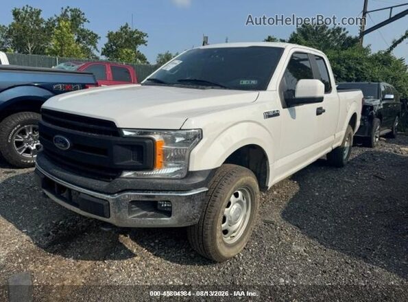 1FTEX1EB1LFA74059 2020 FORD F150 White Front left