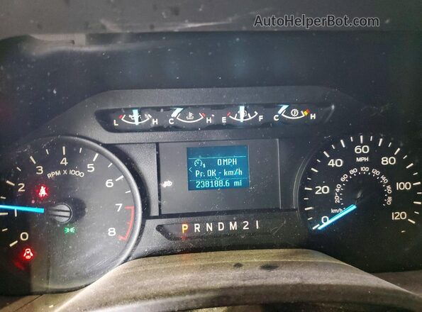 1FTEX1EB2KKD16119 2019 FORD F150 White Սարքավորումների վահանակի տեսք