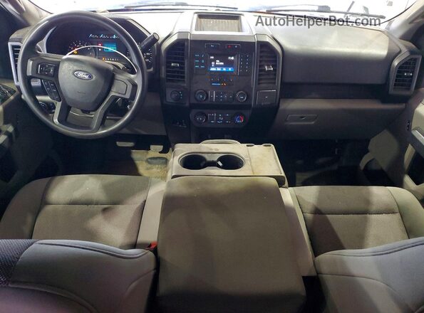 1FTEX1EB2KKD16119 2019 FORD F150 White Առջևի վահանակի տեսք