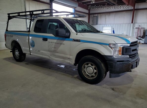 1FTEX1EB2KKD16119 2019 FORD F150 White VIN կոդի պիտակի տեսք