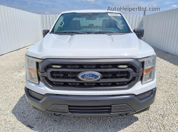 1FTEX1EB2MKE45142 2021 FORD F150 White Դիմացի տեսք