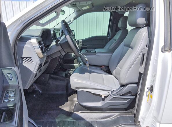 1FTEX1EB2MKE45142 2021 FORD F150 White Սալոնի դիմացի տեսք