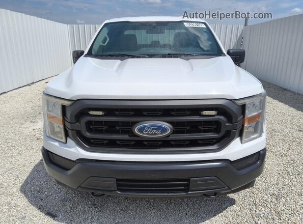 1FTEX1EB2MKE45142 2021 FORD F150 White 