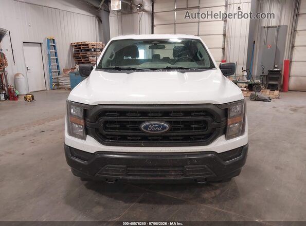 1FTEX1EB2PKD35308 2023 FORD F150 White Vista del cuadro de instrumentos