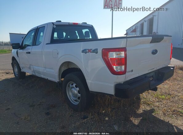 1FTEX1EB3MKD70290 2021 FORD F150 White Задня ліва чверть