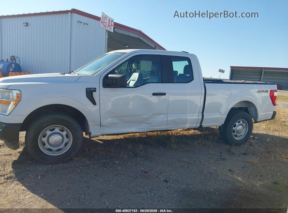 1FTEX1EB3MKD70290 2021 FORD F150 White 