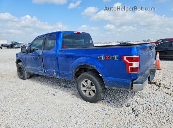 1FTEX1EB4JKC73627 2018 FORD F150 Blue Tył lewy