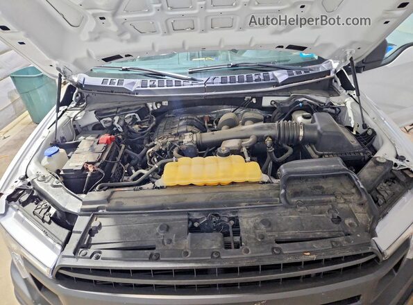 1FTEX1EB4LKF43586 2020 FORD F150 White Սալոնի հետևի տեսք
