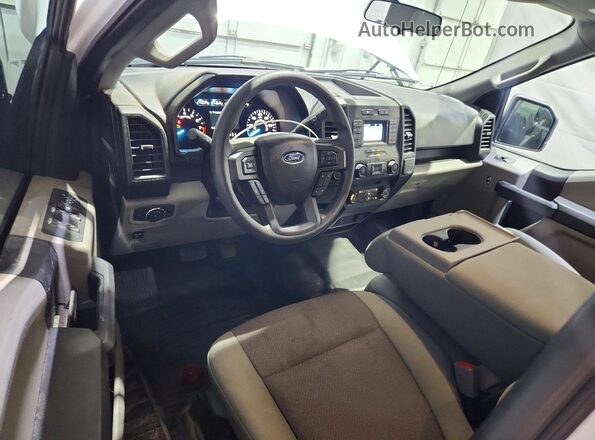 1FTEX1EB4LKF43586 2020 FORD F150 White Առջևի վահանակի տեսք