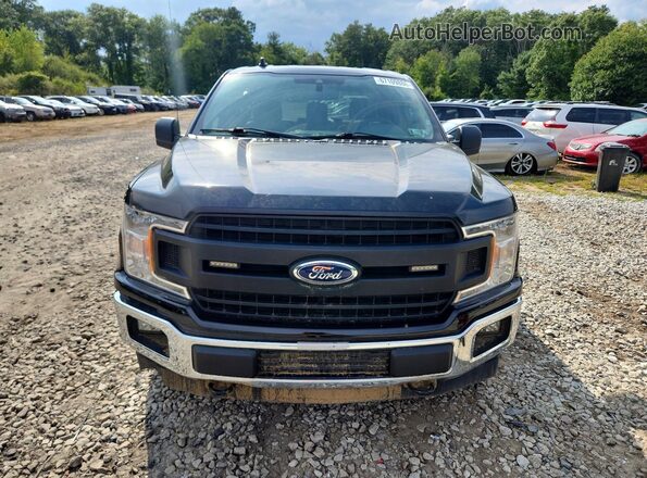 1FTEX1EB5LFB37227 2020 FORD F150 Black VIN կոդի պիտակի տեսք
