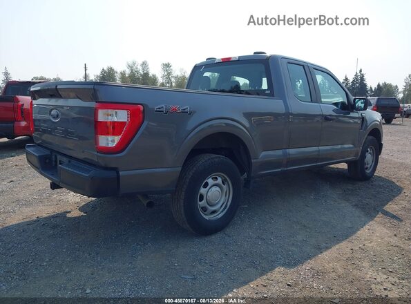 1FTEX1EB5MKE71315 2021 FORD F150 Черный Задняя правая четверть