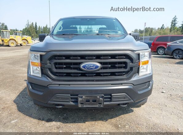 1FTEX1EB5MKE71315 2021 FORD F150 Черный Вид щитка приборов