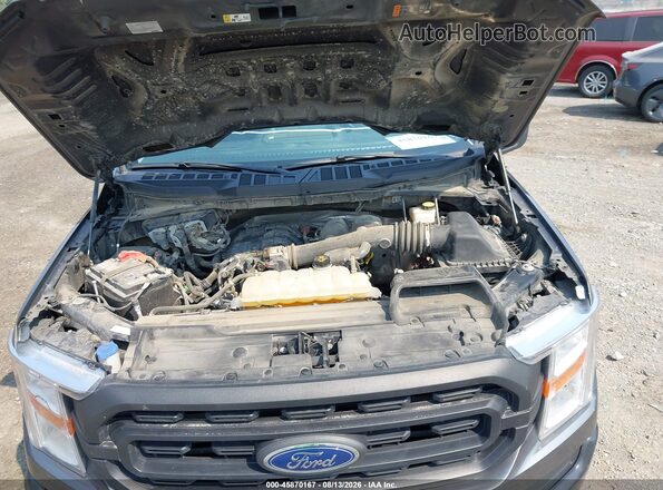 1FTEX1EB5MKE71315 2021 FORD F150 Черный Вид сзади